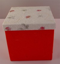 PudeÂłko kartonowe kwadratowe - kaszerowane